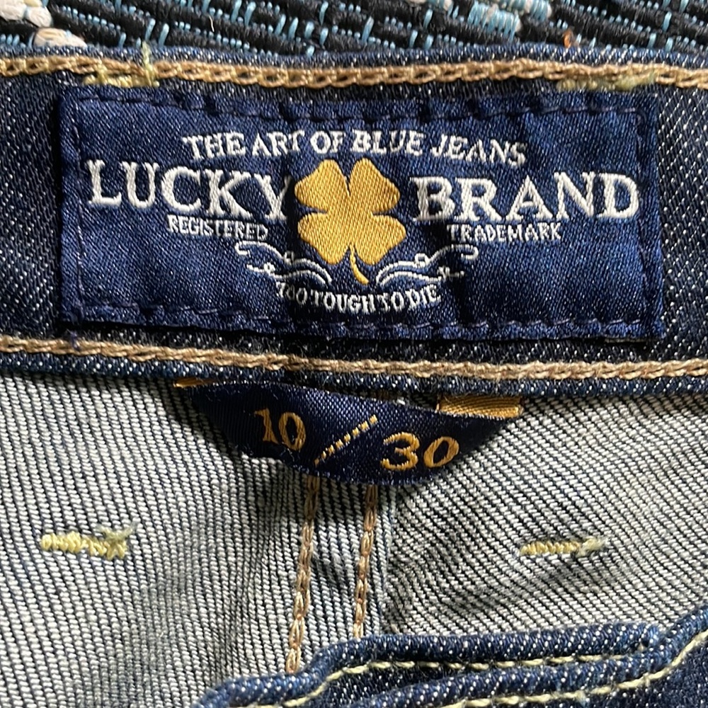 Lucky Brand jeans size 10/30 Like new! - Picture 5 of 8